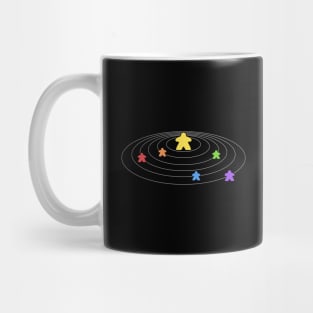 Meeple Solar System Board Games Mug